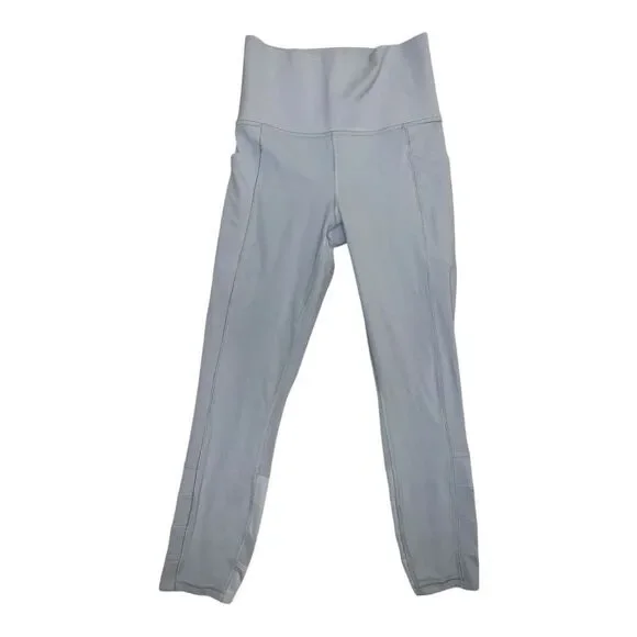 Athleta Salutation Stash Pocket II Cinch 7/8 Star Blue Extra Small NWOT - Picture 5 of 9